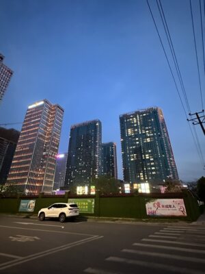 Yeni inşa edilen binalar - Yiwu